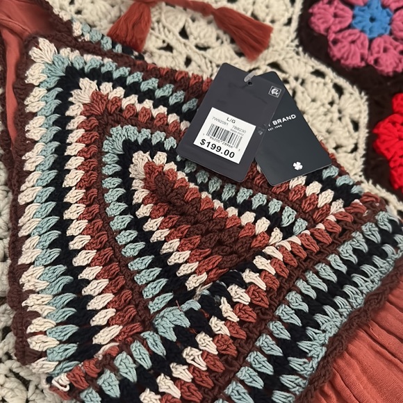 Lucky Brand handcrafted crochet halter sundress - Picture 10 of 12